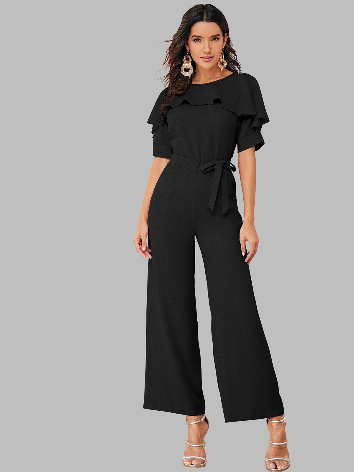 Dhunki 2841 – Designer Jumpsuit with Belt