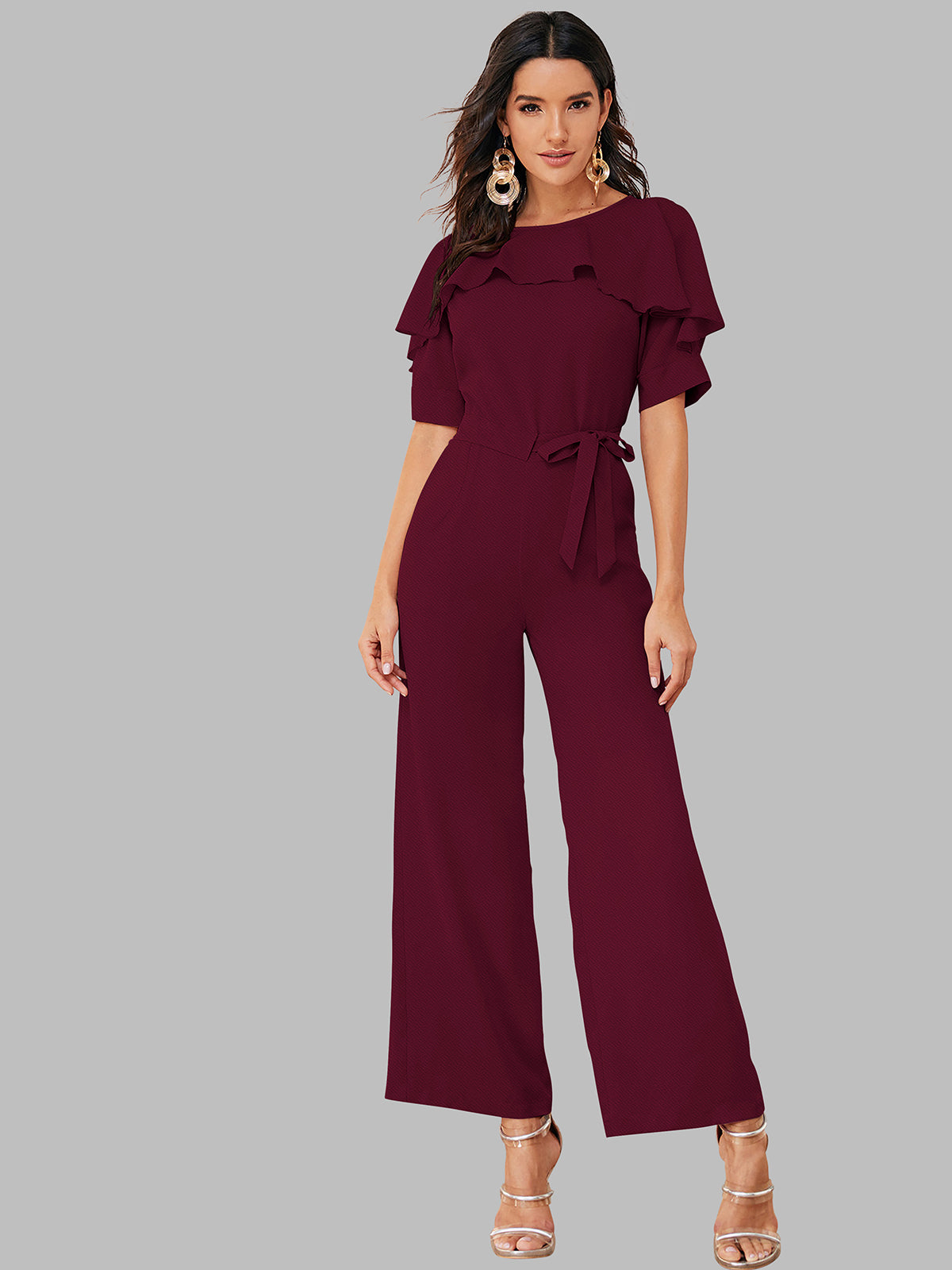 Dhunki 2841 – Designer Jumpsuit with Belt