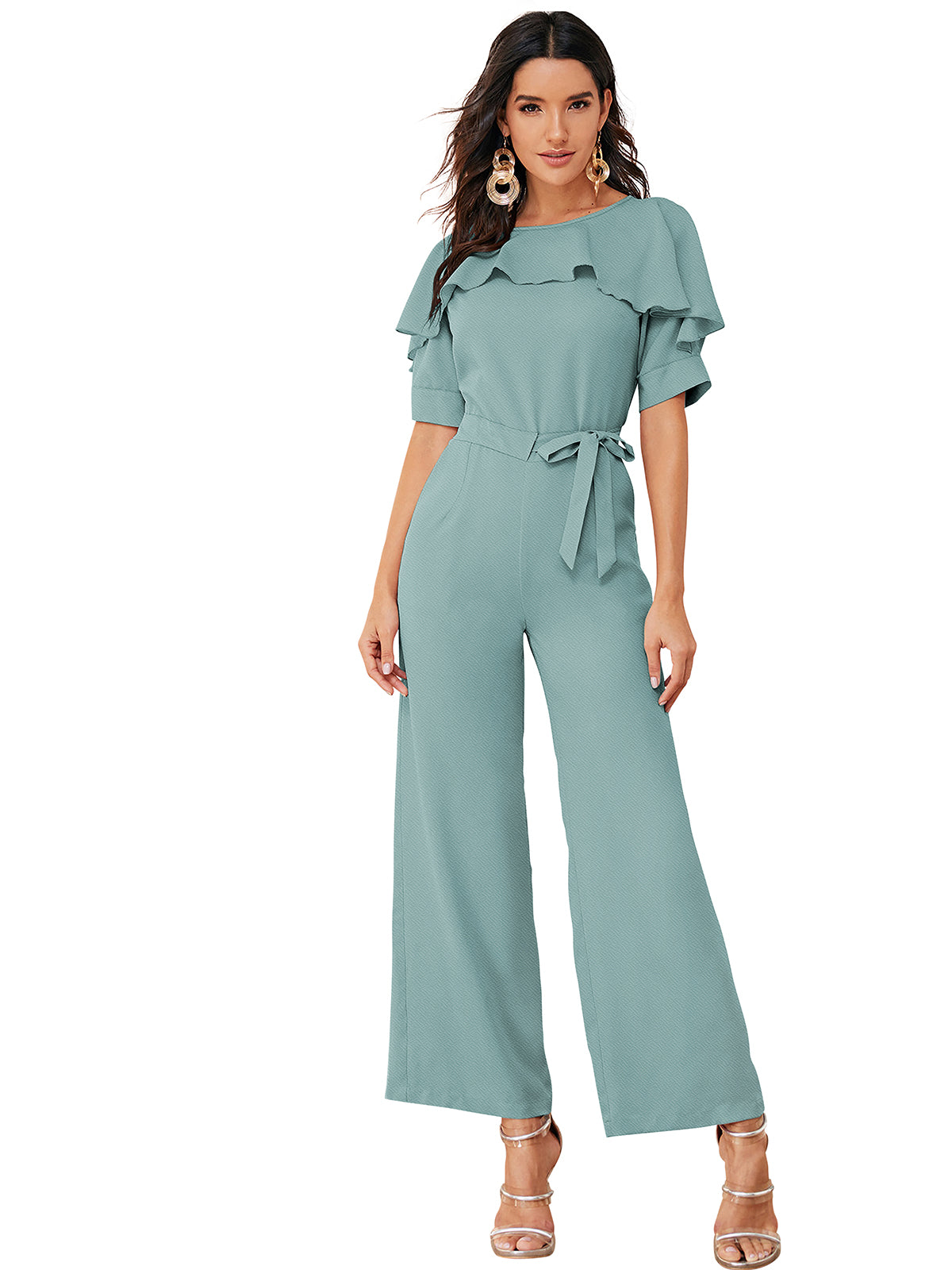 Dhunki 2841 – Designer Jumpsuit with Belt
