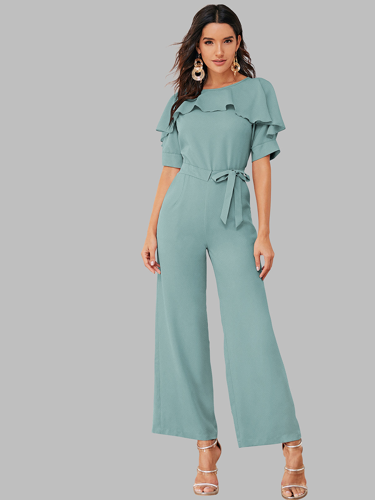 Dhunki 2841 – Designer Jumpsuit with Belt