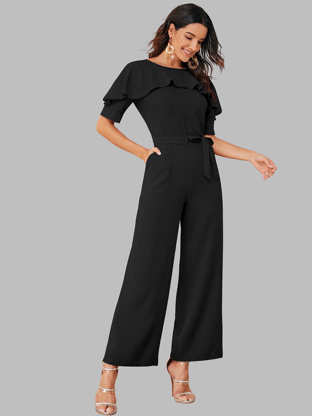 Dhunki 2841 – Designer Jumpsuit with Belt