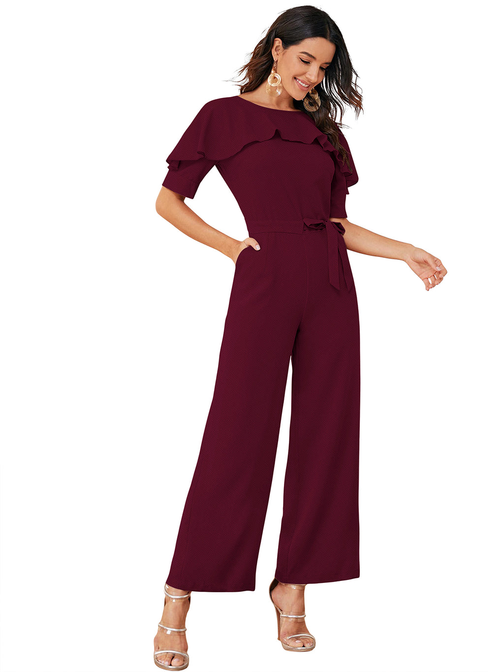 Dhunki 2841 – Designer Jumpsuit with Belt