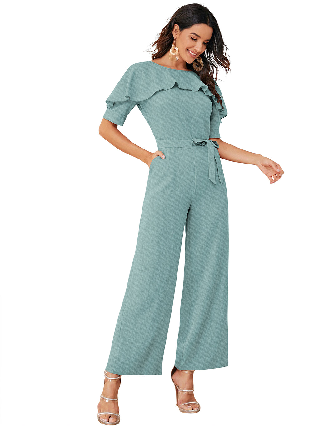 Dhunki 2841 – Designer Jumpsuit with Belt