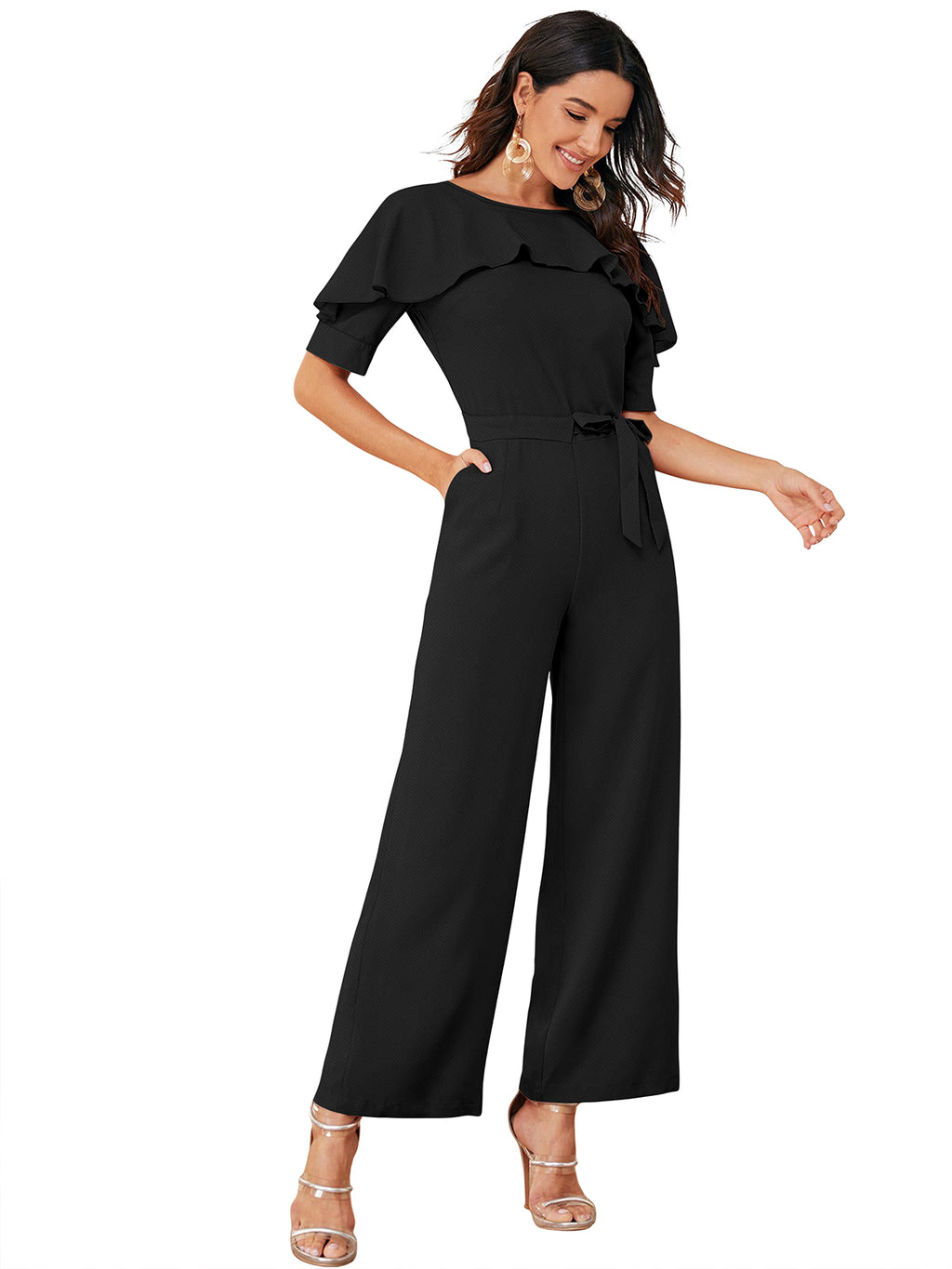 Dhunki 2841 – Designer Jumpsuit with Belt