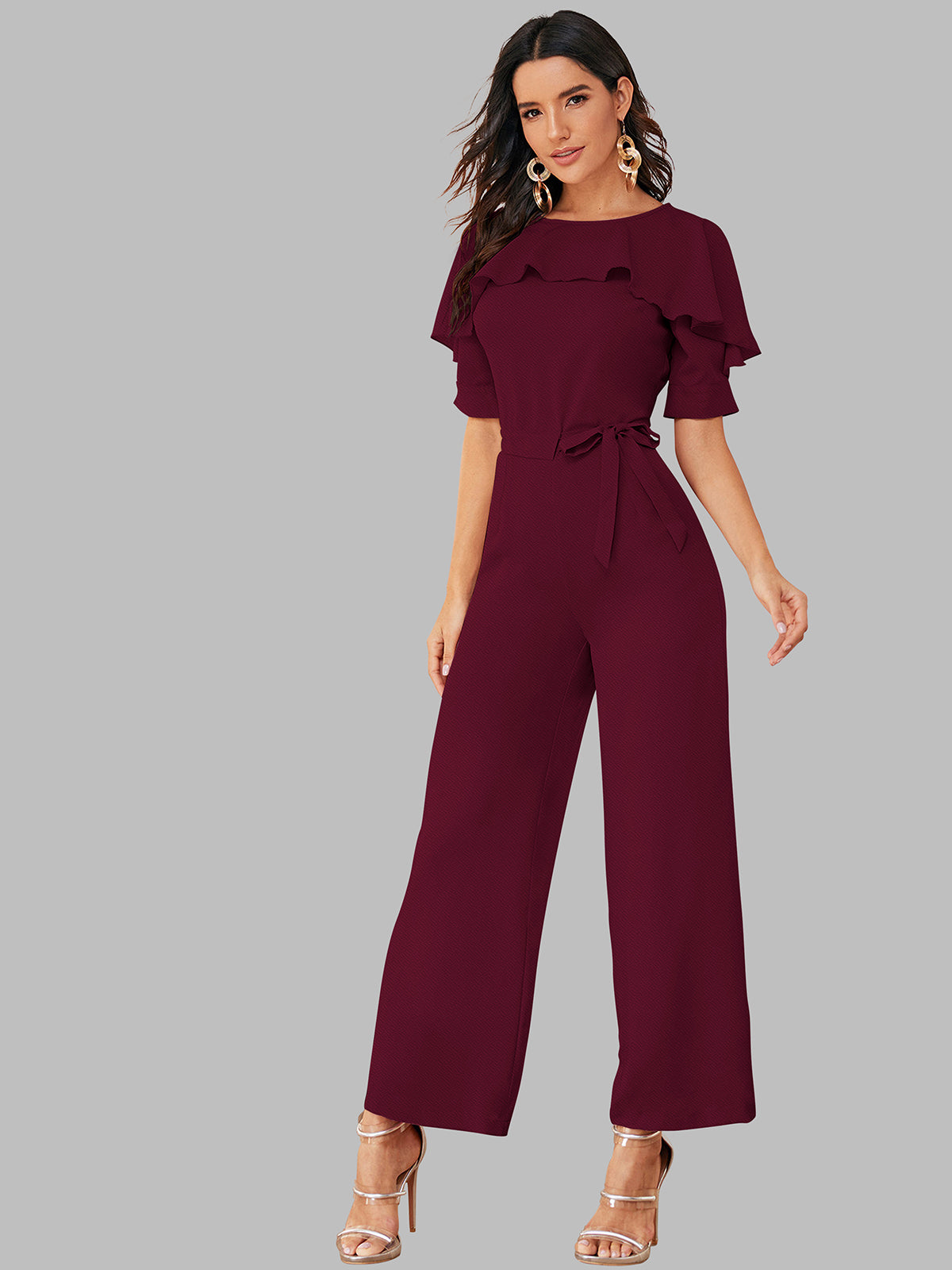 Dhunki 2841 – Designer Jumpsuit with Belt