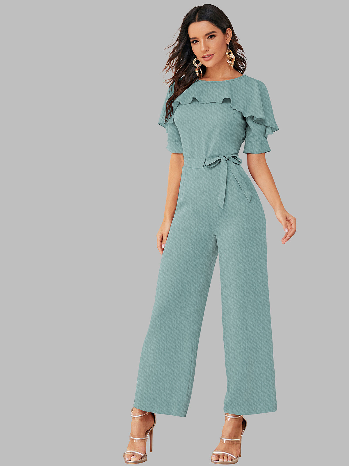Dhunki 2841 – Designer Jumpsuit with Belt