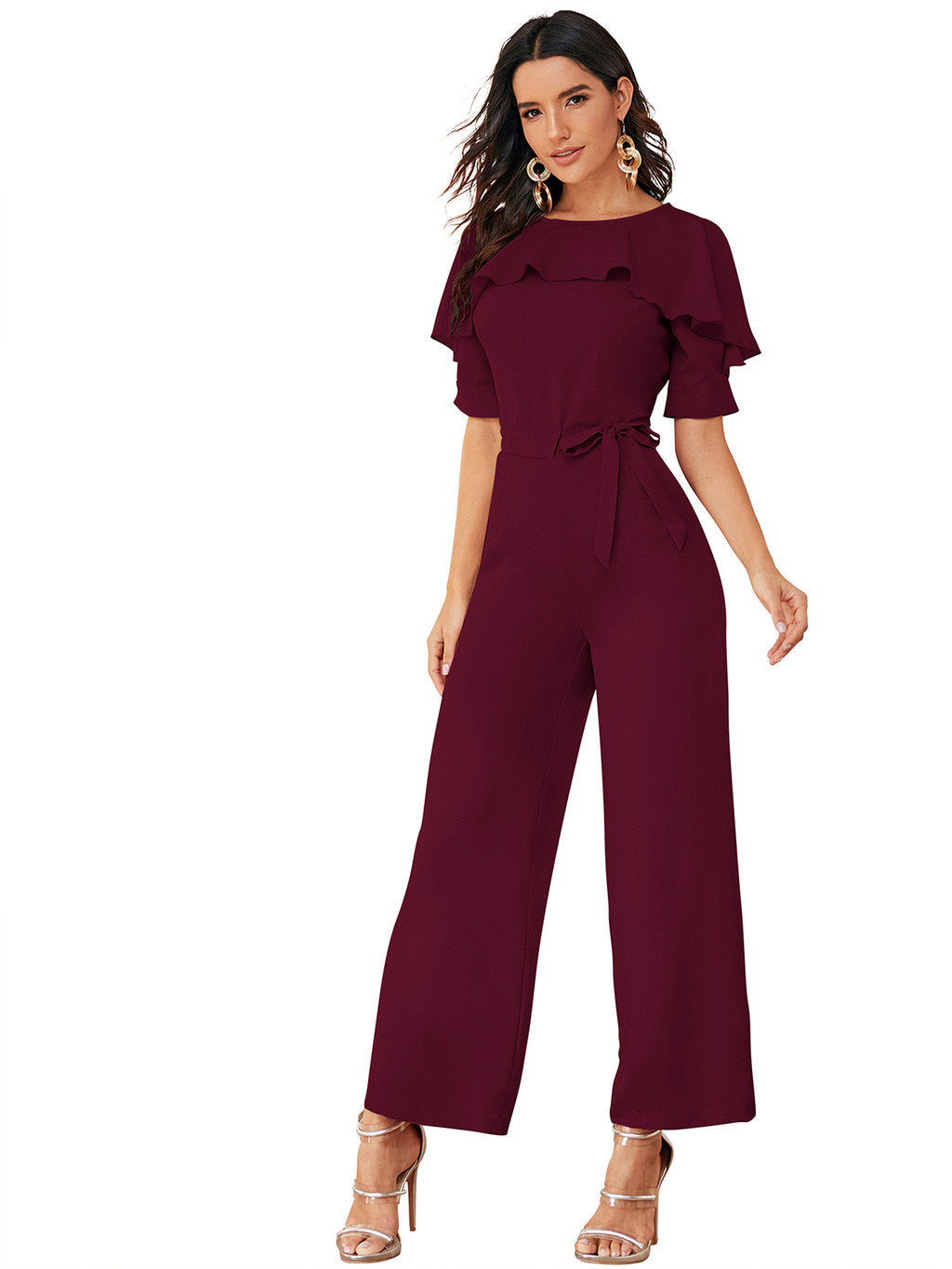 Dhunki 2841 – Designer Jumpsuit with Belt