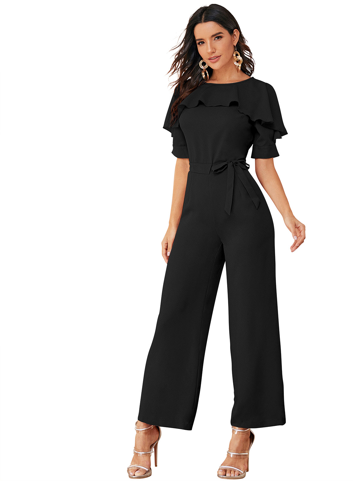 Dhunki 2841 – Designer Jumpsuit with Belt