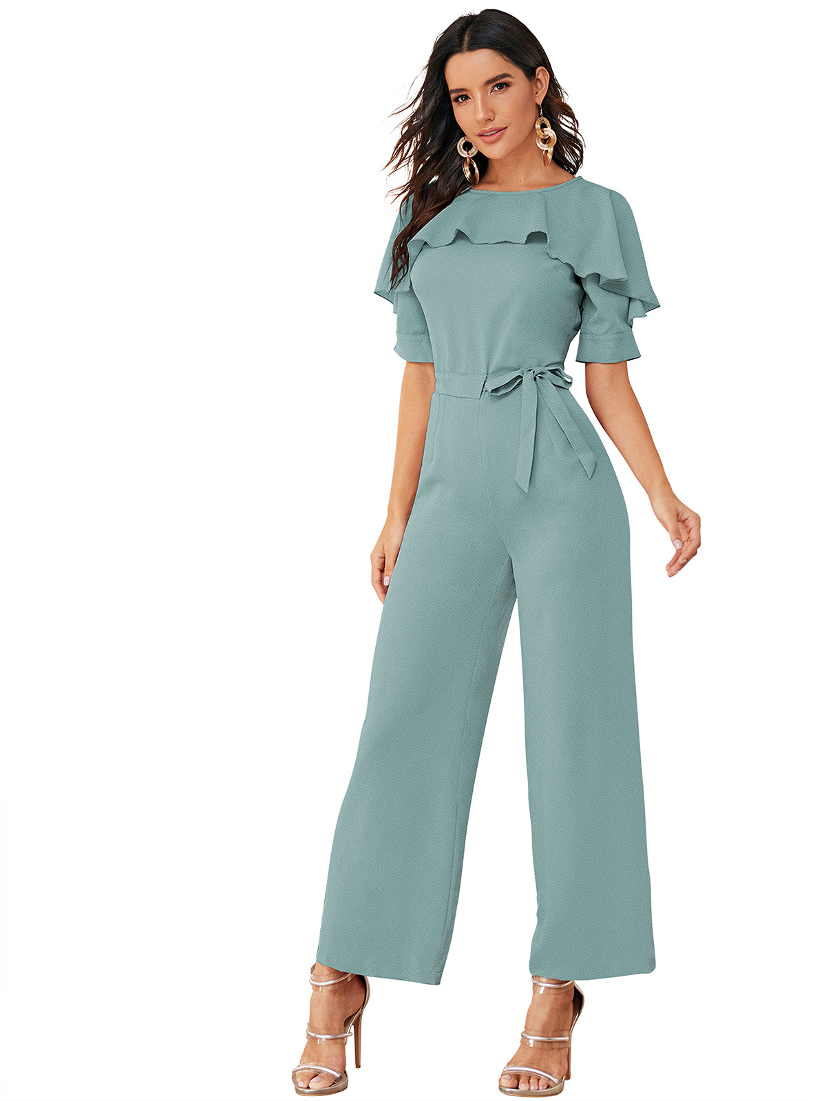 Dhunki 2841 – Designer Jumpsuit with Belt
