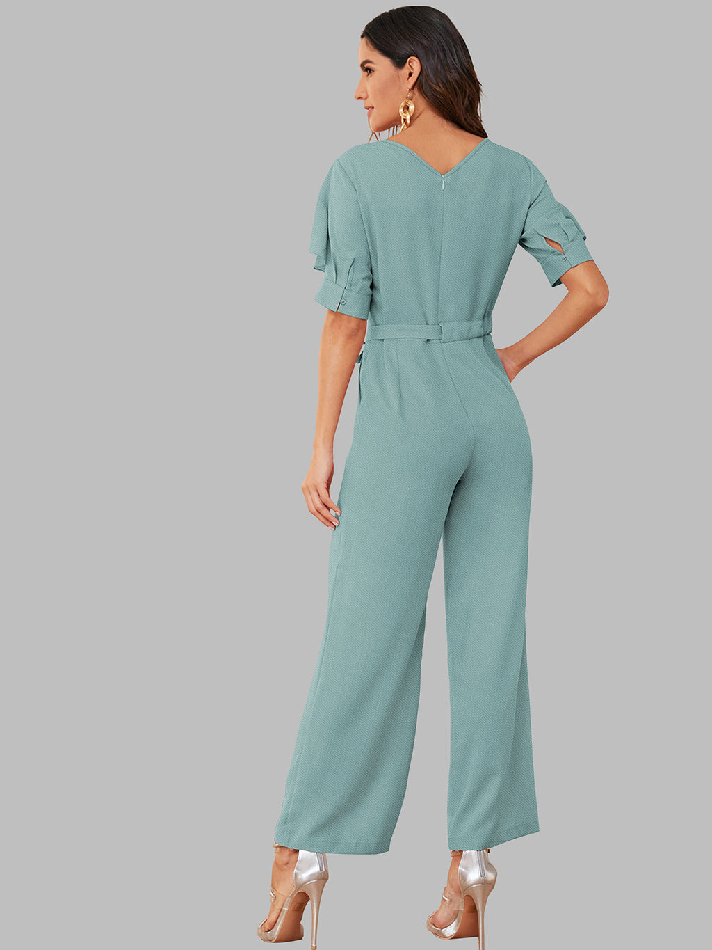 Dhunki 2841 – Designer Jumpsuit with Belt